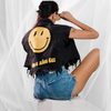 Smiley Cropped Vest