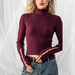 Noir Elegance Turtleneck Sweater