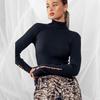 Noir Elegance Turtleneck Sweater